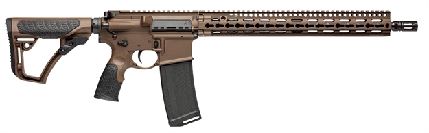 Picture of Daniel Defense 16191067 Ddm4 V11 *Co Compliant* Semi-Automatic 300 Aac Blackout/Whisper (7.62X35mm) 16" NO Magazine 6-Position Brown Stk Brown Cerakote