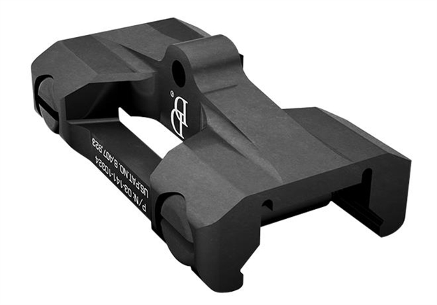 Picture of Daniel Defense 0314110324 Rock And Lock Picatinny Bipod Mount Adapter 1-Piece Black Anodized 6061-T6 Aluminum 03-141-10324 815604016773
