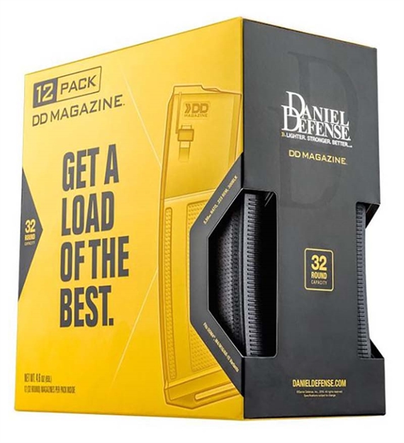 Picture of Daniel Defense DD Magazine, 5.56Mm, 32 Rounds, Blk 12Pk 1307200160006 815604019569