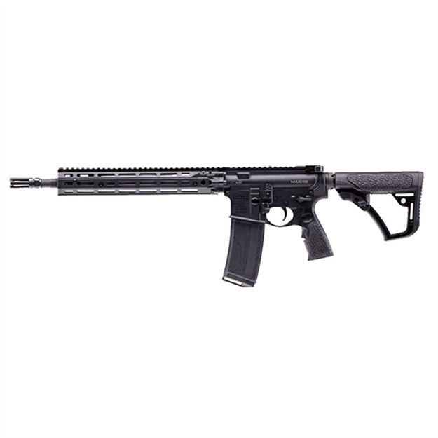 Picture of Daniel Defense 0219110613047 M4a1 Riii 5.56X45mm Nato 14.50" 30+1, Black, Oem Stock & Grip, 12.50" M-Lok Handgaurd, Ambi Controls, Pinned & Welded Flash Hider 02-191-10613-047 818773023245
