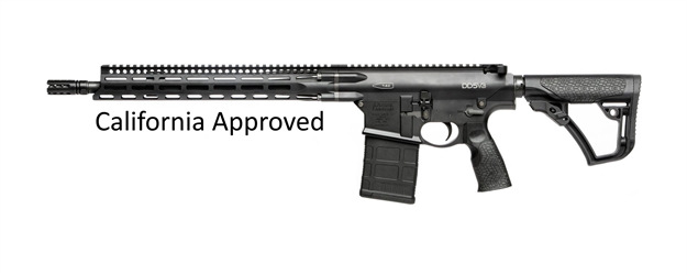 Picture of  Daniel Defense 0215707258055 Dd5 V3 *Ca Compliant 7.62X51mm Nato 16" 10+1 Black Hard Coat Anodized Black Phosphate 6 Position W/Softtouch Overmolding Stock Black Polymer Grip