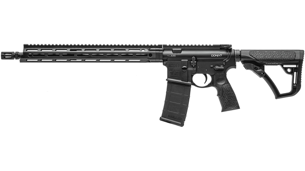 Picture of Daniel Defense 0212802081047 Ddm4 V7 5.56X45mm Nato 30+1 16" Threaded Barrel W/Flash Suppressor, Black Hard Coat Anodized Receiver, 6 Position Stock W/Softtouch Overmolding 02-128-02081-047 815604018456