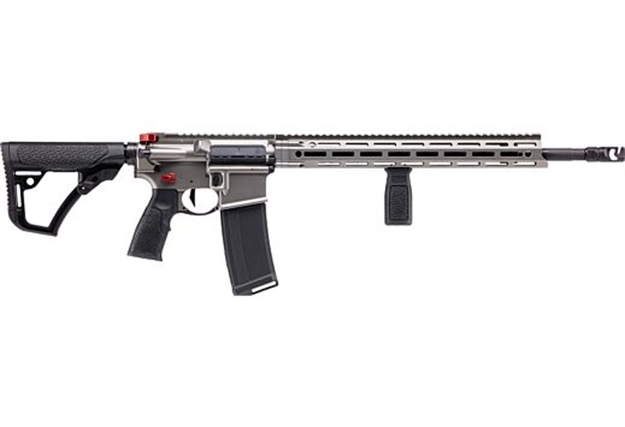 Picture of  Daniel Defense 0212810739047 Ddm4 V7 Pro 5.56X45mm Nato 18" 30+1, Cobalt Rec, Black Oem Overmolded Stock & Grip, Geissele Trigger 818773023221