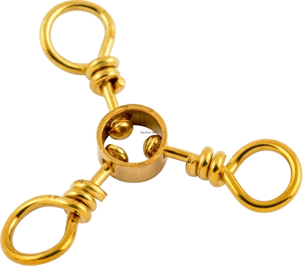 Picture of Danielson 3-Way Swivel Gross Brass Size 1/0 12Pk