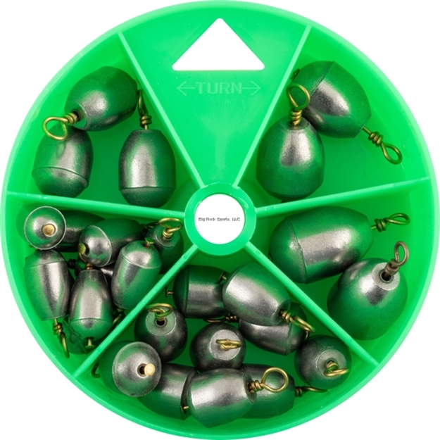 Picture of Danielson Bass Casting Steel Sinker Selection 27Pc