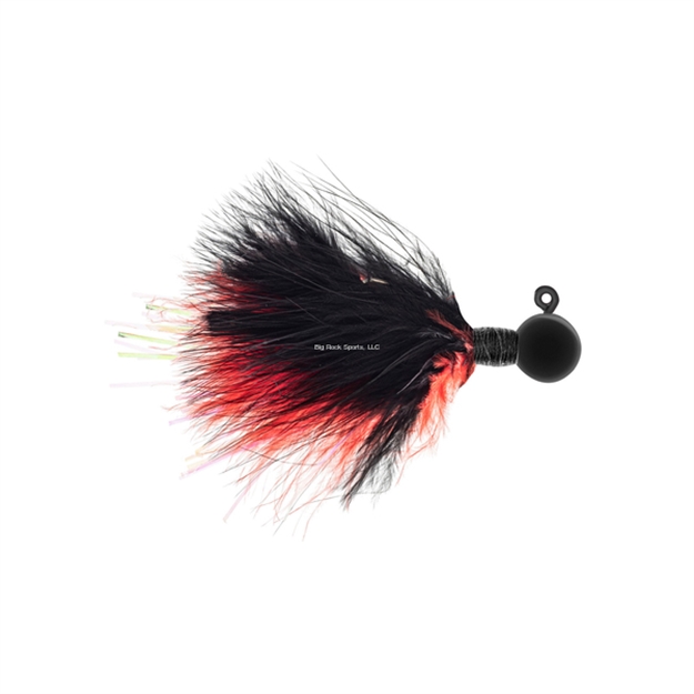 Picture of Danielson Blackhawk Steelhead Jig 1/4Oz Black/Red/Black
