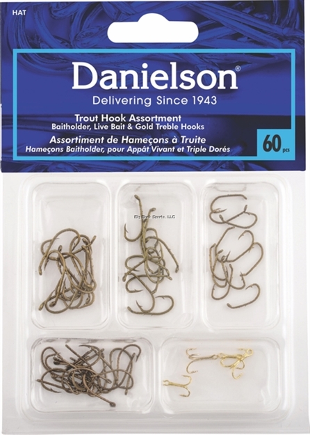 Picture of Danielson Hook Assortment Trout 60Pc