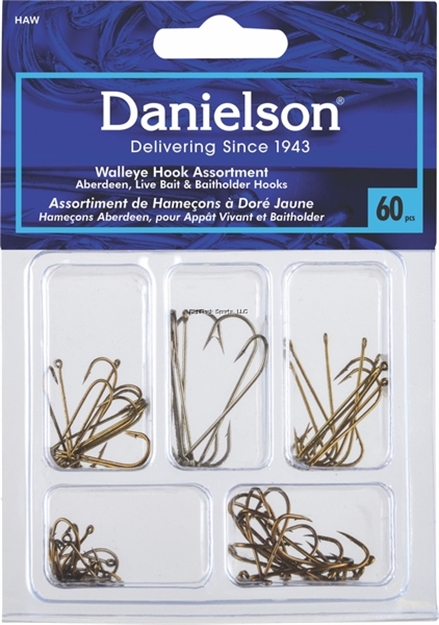 Picture of Danielson Hook Assortment Walleye 60Pc