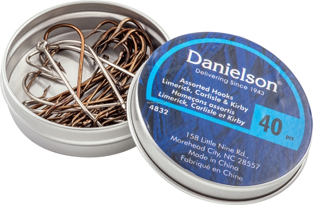 Picture of Danielson Hook Round Tin 40Pc Assortment
