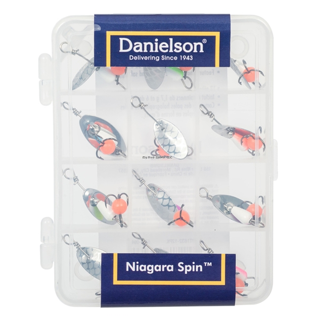 Picture of Danielson Niagara Spinner 12 Piece Trout Kit, Six 1/32Nd And Six 1/16Th