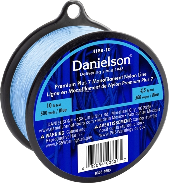 Picture of Danielson Plus 7 Mono Nylon Line Blue 10 LB