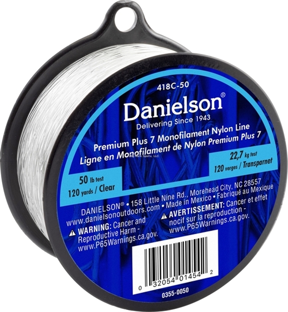 Picture of Danielson Plus 7 Mono Nylon Line Clear 50 LB