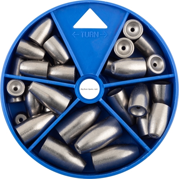 Picture of Danielson Worm Weight Steel Sinker Selection 35-Pc