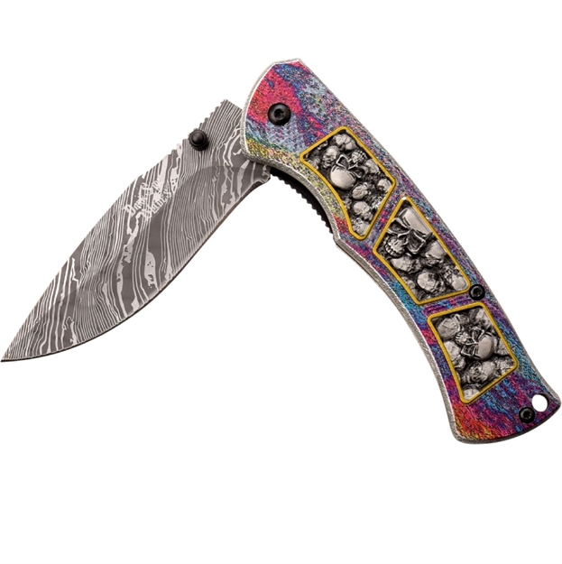 Picture of Darkside Assisted 3.25 IN Blade Embossed Aluminum Handle