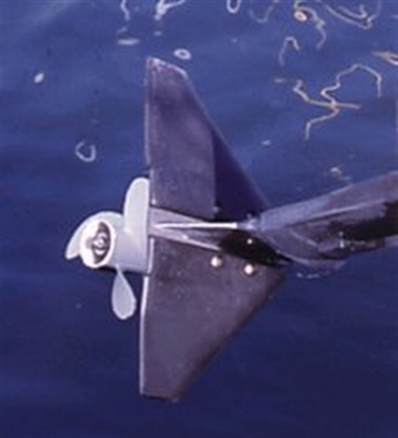 Picture of Davis Doel-Fin Outboard Outdrive Stabilizer - Black 440