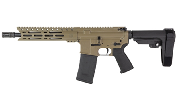 Picture of  Diamondback Db1916b061 Db15  300 Aac 30+1 10" Flat Dark Earth Cerakote Heavy Barrel 9" M-Lok Handguard 7075-T6 Aluminum Sba3 Brace Magpul Moe Grip 810035754409