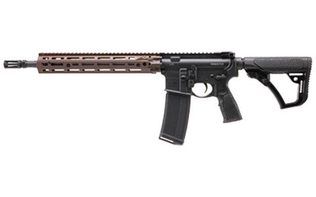 Picture of Daniel Defense 0219104238047 M4a1 Riii 5.56X45mm Nato 14.50" 30+1, Black Rec/Furniture, Oem Stock & Grip, 12.50" Fde M-Lok Handgaurd, Ambi Controls, Pinned & Welded Flash Hider 02-191-04238-047 818773022927