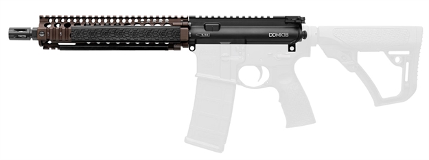 Picture of Daniel Defense 2300408013011 Mk18 Upper Group 5.56X45mm Nato 10.30" Black Phosphate Barrel, 7075-T6 Aluminum Black Anodized Receiver, Flat Dark Earth DD Risii Mk18 Handguard For Ar-15 23-004-08013-011