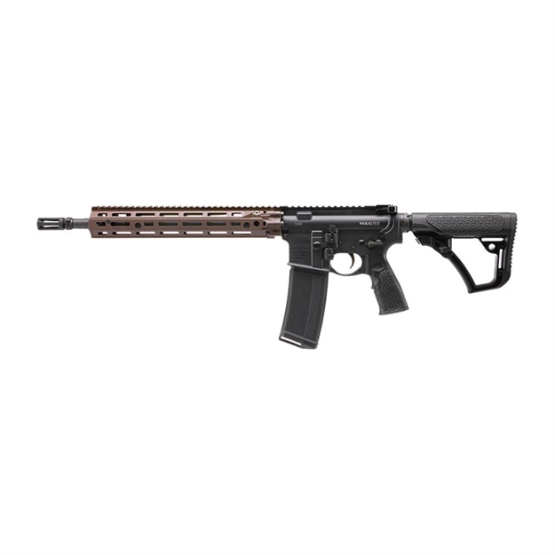 Picture of Daniel Defense 0219104238047 M4a1 Riii 5.56X45mm Nato 14.50" 30+1, Black Rec/Furniture, Oem Stock & Grip, 12.50" Fde M-Lok Handgaurd, Ambi Controls, Pinned & Welded Flash Hider 02-191-04238-047