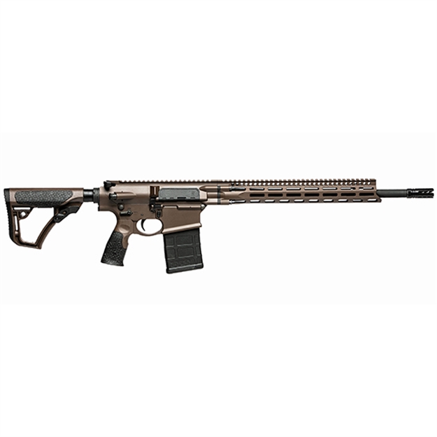 Picture of  Daniel Defense 0215815060047 Dd5 V4 Gen II 7.62X51mm Nato 18" 20+1 Mil-Spec Brown Cerakote Black 6 Position W/Softtouch Overmolding Stock Black Polymer Grip