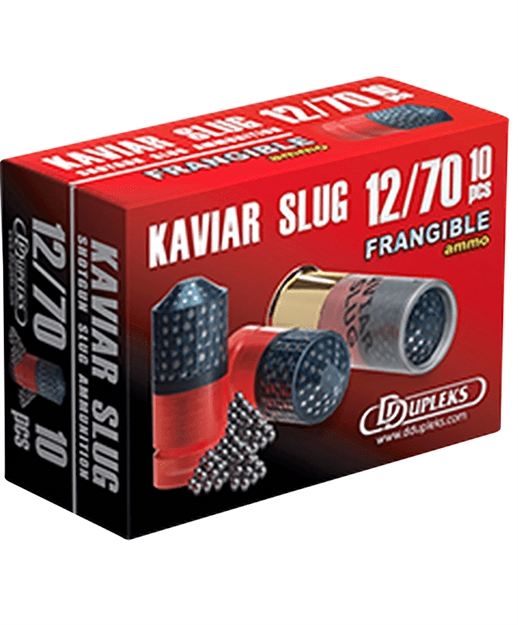 Picture of  Ddupleks Usa 12Ks29 Kaviar Slug Shotshell Reloader 12Gauge 2.75" 1 1/16Oz Slug Shot 10 Per Box/25 Case