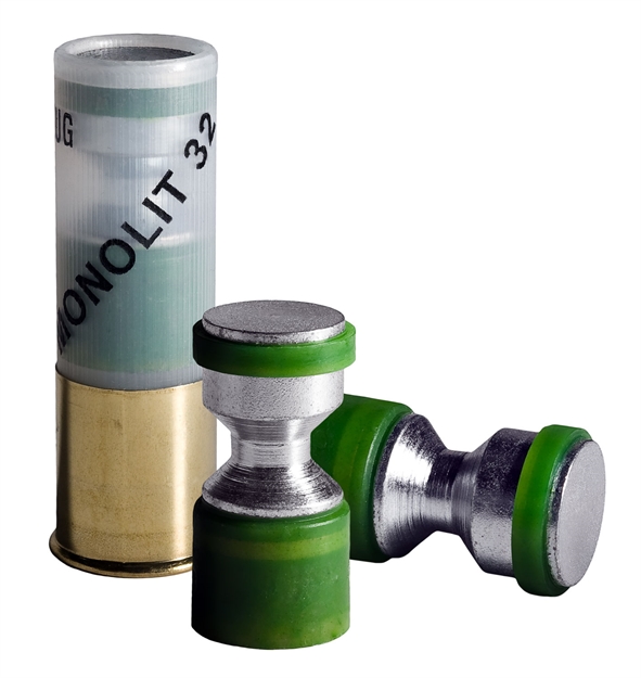 Picture of  Ddupleks Usa 12M32 Steelhead Monolit 32 12 Gauge 2.75" 1 1/8 OZ Slug Shot 5 Per Box/ 50 CS 751007980067