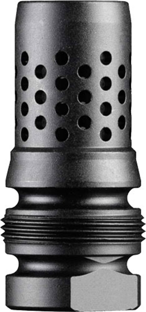 Picture of  Dead Air Da123 Xeno Muzzle Brake Black Nitride 4140 Steel With 1/2"-28 Tpi Threads 810042342156
