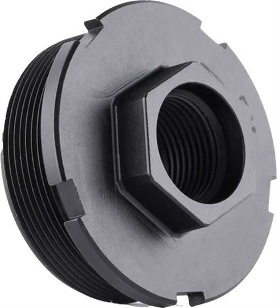 Picture of Dead Air Armament Air Silencers Direct Thread Mount W/ Hub 1/2-28 LT301 810042342569