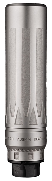 Picture of Dead Air Air Silencers Nomad TI XC 7.62Mm Xeno Adapter Silver NOMADTIXCXENOSIL 810128162340