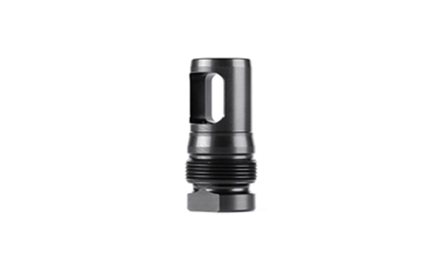 Picture of  Dead Air Da151 Xemax Muzzle Brake Black 3/4"-24 Threads 338 Lapua Mag