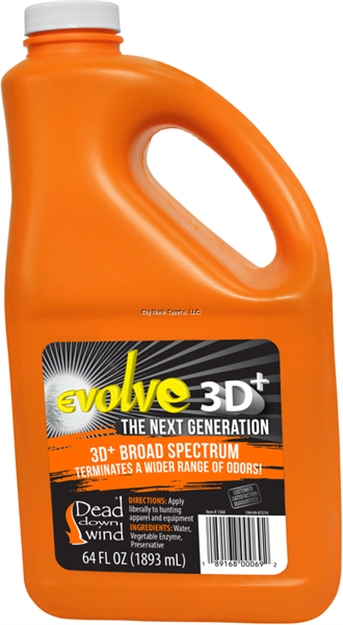 Picture of Dead Down Wind Evolve 3D+ Odor Eliminator Field Spray Refill Bottle, 64 FL OZ