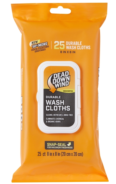 Picture of Dead Down Wind Field Wash Clothes 25 Ct. With Snap Lid Closure