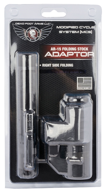 Picture of Dead Foot Dfamcsrfsrc2bn1 Modified Cycle System  With Right Side Folding Stock Adaptor Black Dlc Bcg