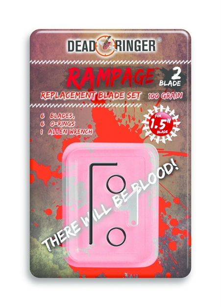 Picture of Dead Ringer Dead Ringer Dr4736 Rampage Replacement Blade 100 Grain With 2.0" Blade