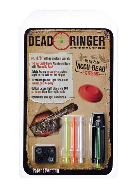 Picture of Dead Ringer Ringer Sight Fiber Optic Accu-Bead Ext Front 3/8" Green