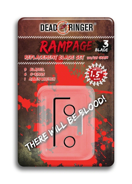 Picture of Dead Ringer Rampage Replacement Blade 100/125 Grain 3 Blade