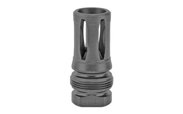 Picture of  Dead Air Da121 Xeno Flash Hider Black Nitride 4140 Steel With 1/2"-28 Tpi Threads, 2.16" Oal & .99" Diameter