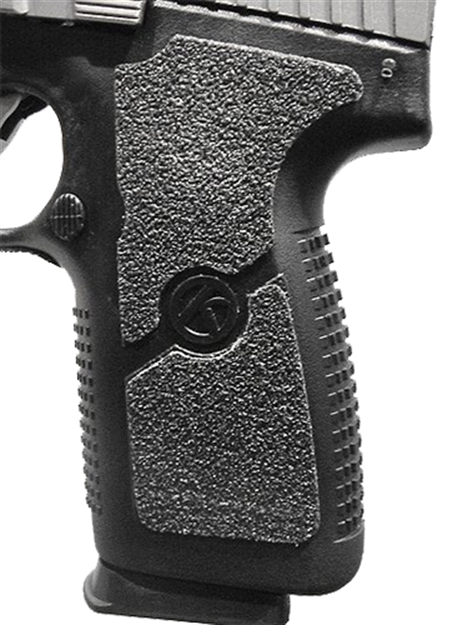 Picture of Decal Grip Kptp45r Kahr 45 Grip Decals Blk Rubber Pre-Cut Adhesive Pieces