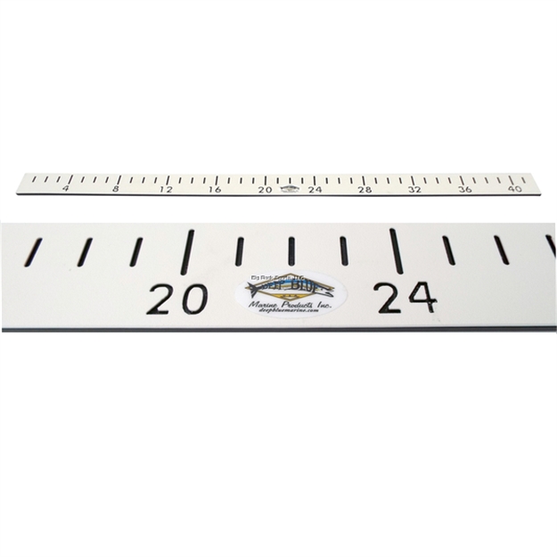 Picture of Deep Blue 42" Starboard Measuring Board - White/Black/White