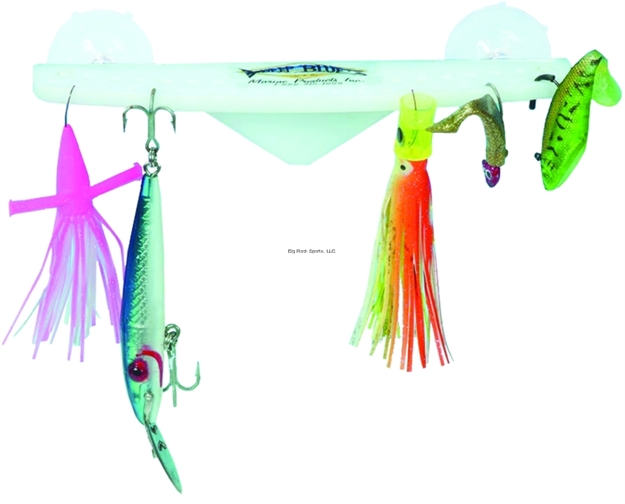 Picture of Deep Blue Acrylic Lure Rack 10" White