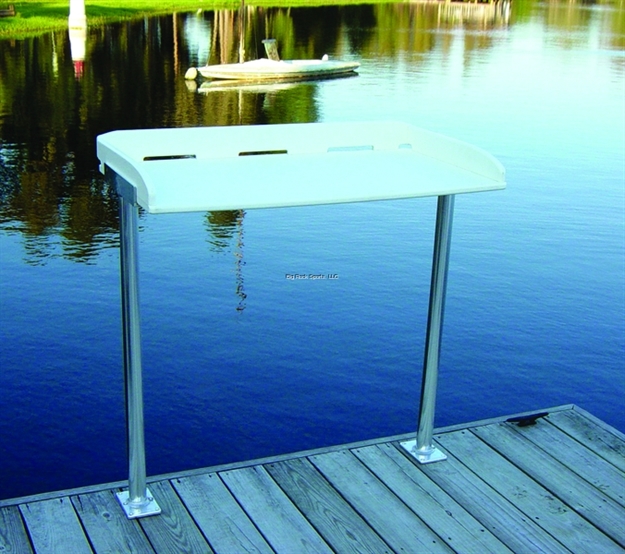 Picture of Deep Blue Economy Filet Table 38"X21" W/Aluminum Legs