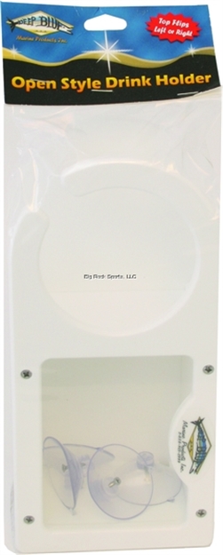 Picture of Deep Blue Lrg Sgl Drink Holder Polymer W/Med Box Suction Cup