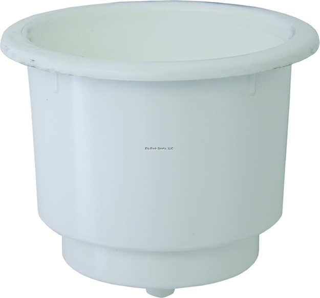 Picture of Deep Blue Recessed Cup Holder Polymer W/Drain Bulk Packed