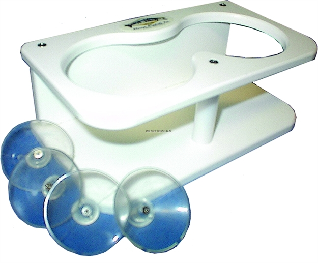 Picture of Deep Blue Side Mount Double Drink & Binocular Holder W/Suction Cup