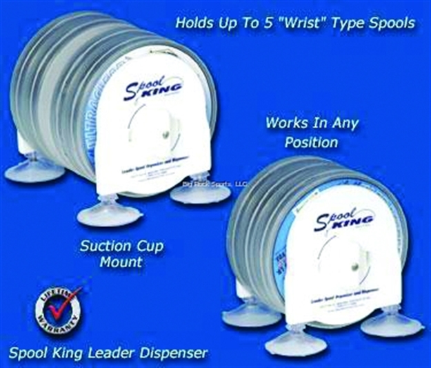 Picture of Deep Blue Spool King Leader Dispenser Large Arbor Holds 3 Spools