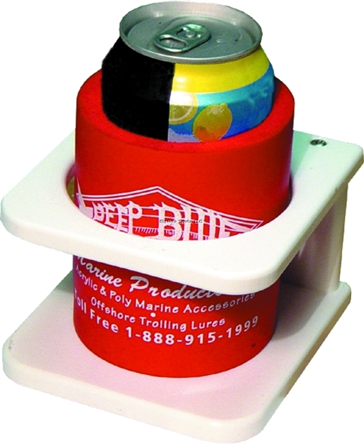 Picture of Deep Blue Surface Mount Drink Holder Single Side W/Suction Cup