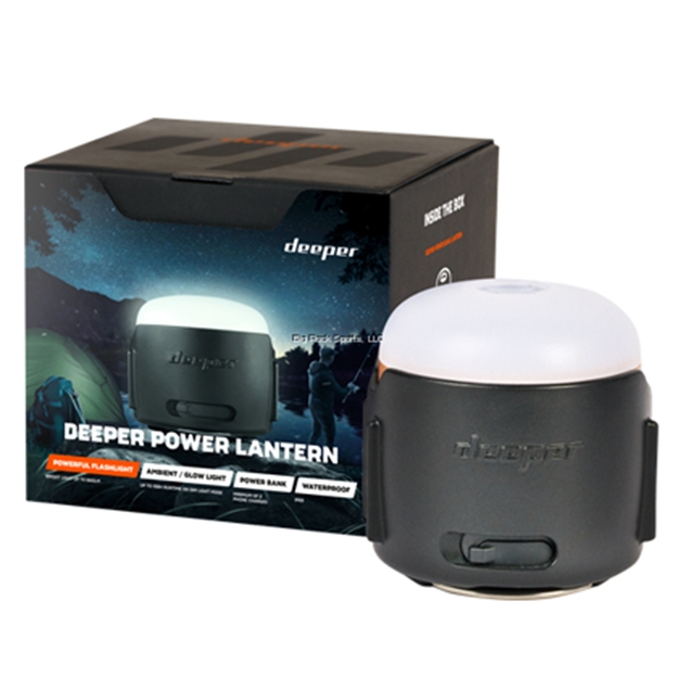 Picture of Deeper Fishfinder Power Lantern, 660Lum Camp Light, Ambient Glow Light & Power Bank