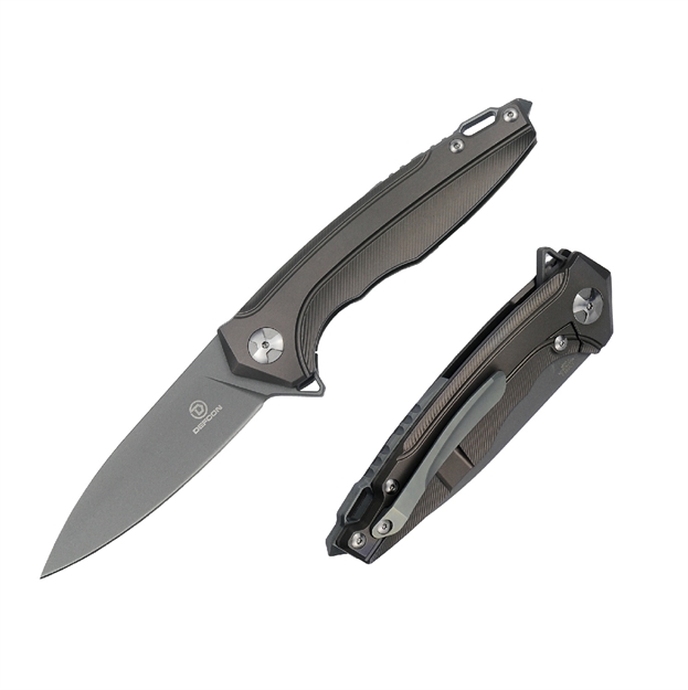 Picture of Defcon Kabuto S35vn Folder 3.5 IN Blade Bronze Titanium Hndl