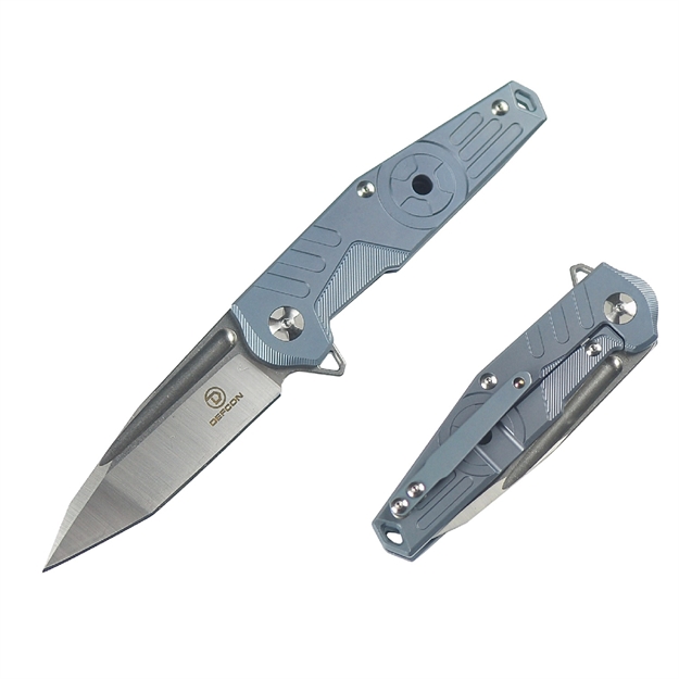 Picture of Defcon Radioactive Folder 3.25 IN Blade Blue Titanium Hndl