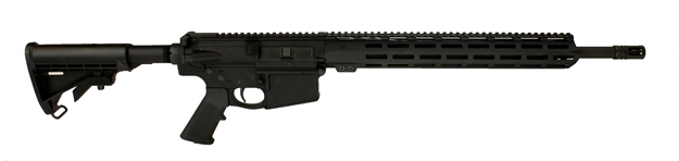 Picture of Del-Ton Alpha Semi-Auto Rifle, 308 Win, 18" Bbl, Black, Opitcs Ready, Mlok, Collapsible M4 Stock, 20+1 Rnd OR3FTH18-M 848456003042